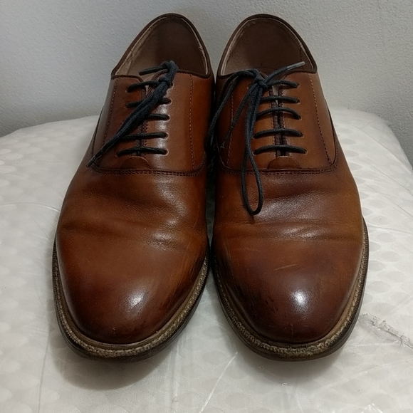 Aston grey leu leather Oxford shoes - Size 8(US) - Picture 6 of 9